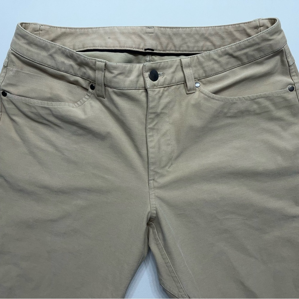 Lululemon ABC Pants Mens 31x31 Slim Utilitech Abrasion Resistant Khaki LM5ABNS - Picture 3 of 14